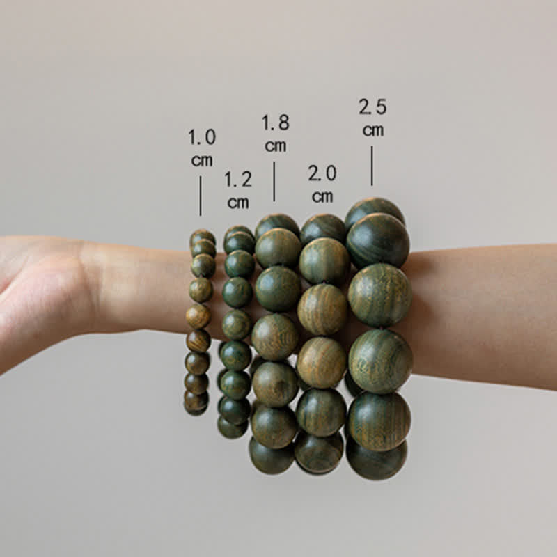 Nimara Ritual Tibetan Green Sandalwood Soothing Cure Bracelet