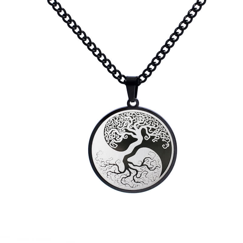 Nimara Ritual The Tree of Life Titanium Steel Connection Necklace Pendant