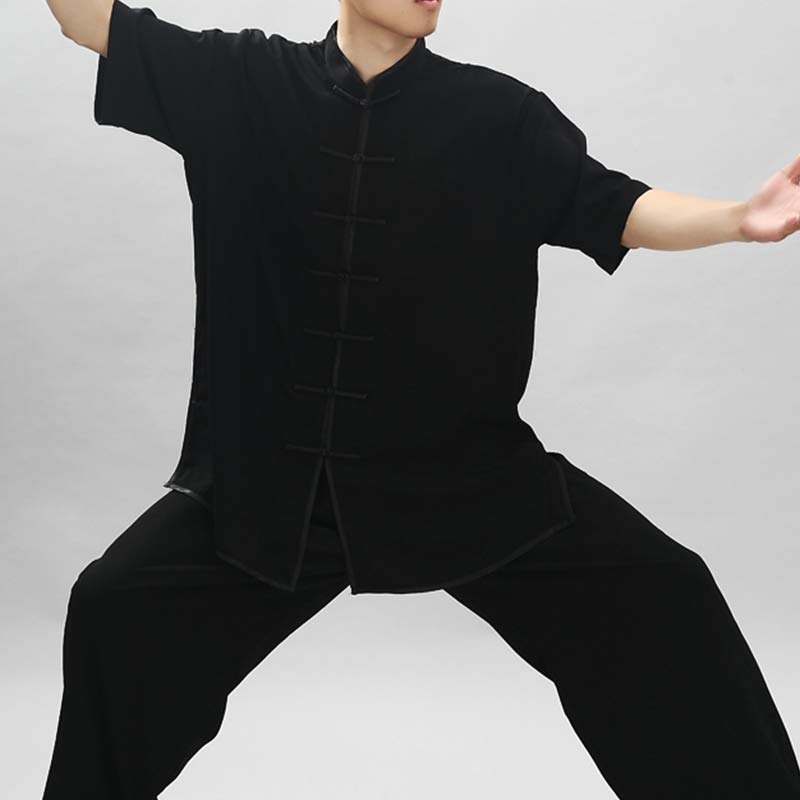 Nimara Ritual Meditation Zen Prayer Spiritual Tai Chi Qigong Practice Unisex Embroidery Clothing Set
