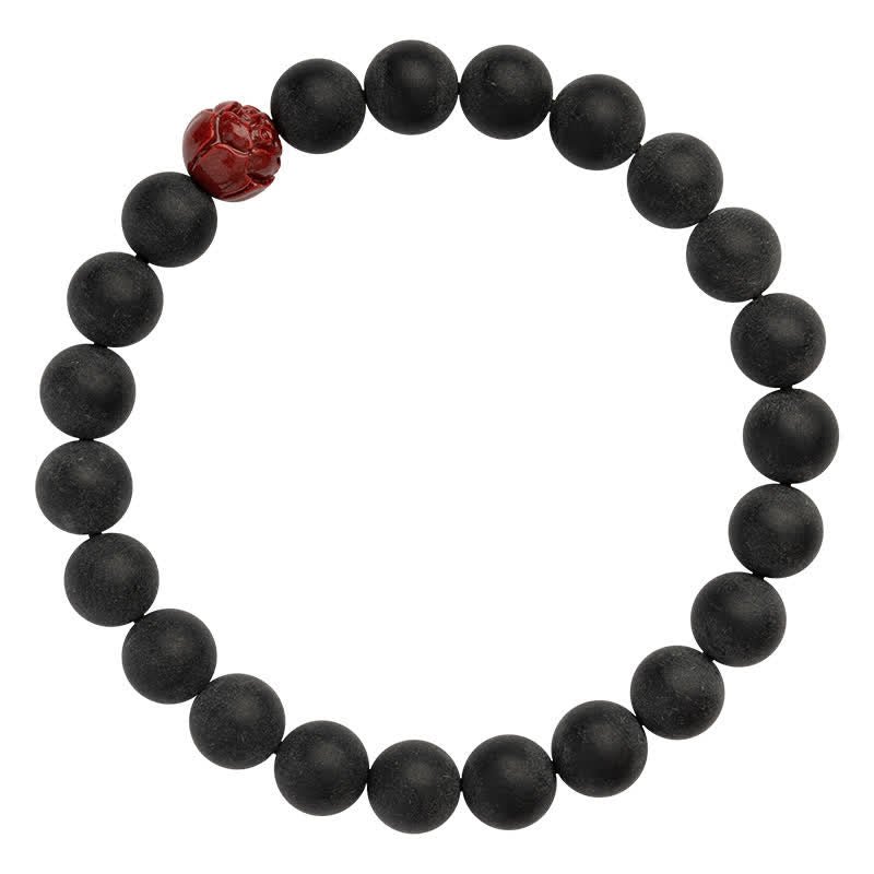 Nimara Ritual Tibetan Cypress Cinnabar Lotus Healing Bracelet
