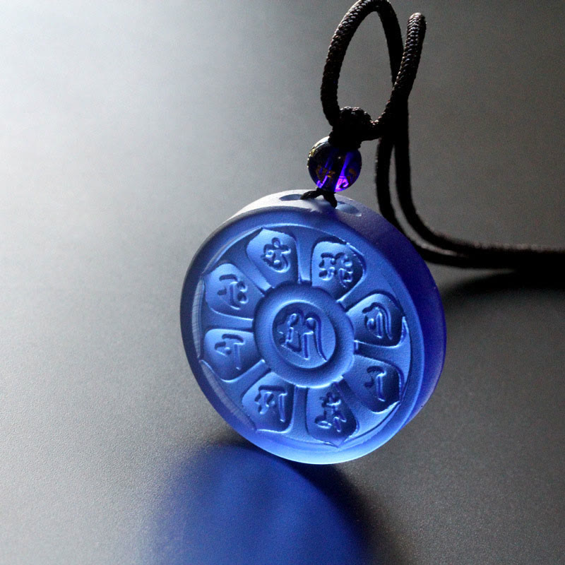 Nimara Ritual Liuli Manjusri Lotus Enlightenment Necklace