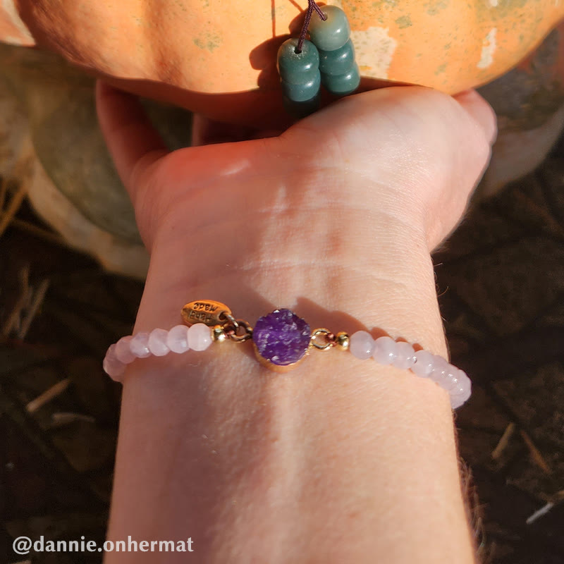 Nimara Ritual Natural Crystal Charm Lucky Healing Bracelet