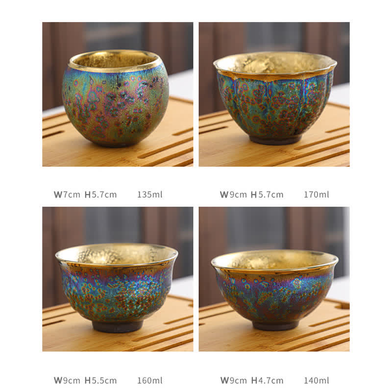 Nimara Ritual Colorful Ceramic Teacup Tea Cups