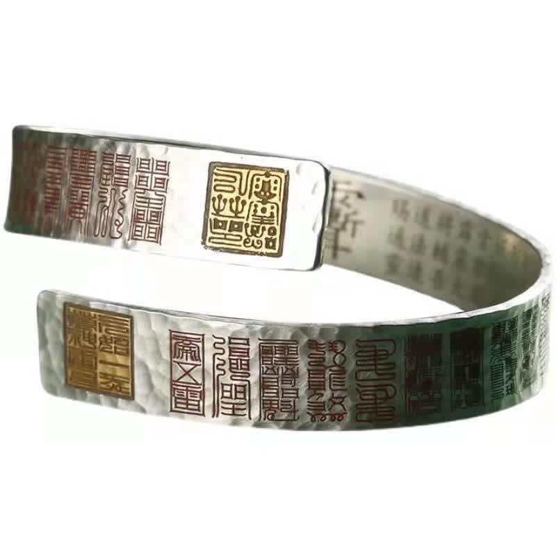 Nimara Ritual Letters Copper Balance Healing Cuff Bracelet Bangle