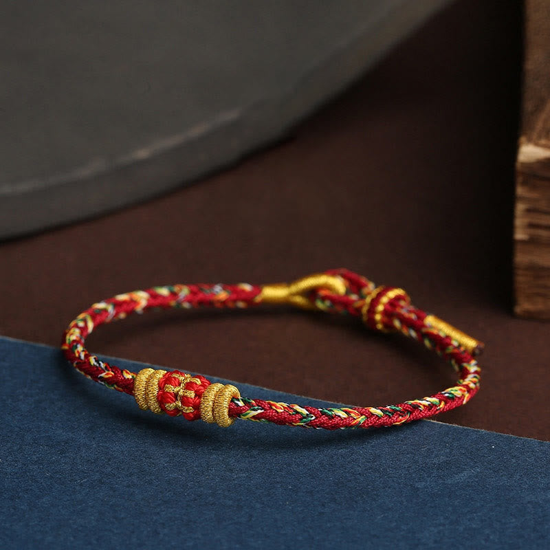 Nimara Ritual Handmade Colorful Rope King Kong Knot Braided Luck Bracelet