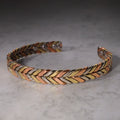 Nimara Ritual Vintage Magnetic Copper Adjustable Cuff Bracelet Bangle