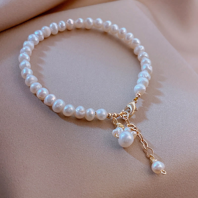 Nimara Ritual Pearl Cat Paw Healing Chain Bracelet