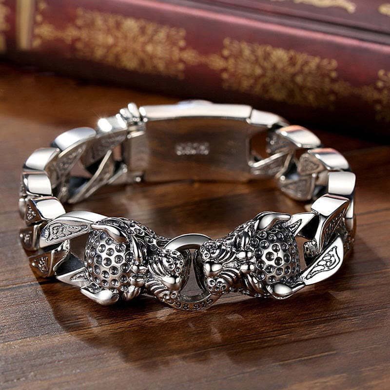 Nimara Ritual Leopard Pattern Healing Balance Chain Bracelet