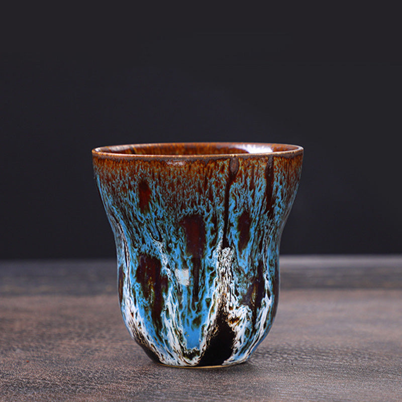Nimara Ritual Vintage Kiln Change Design Ceramic Coffee Mug Tea Cup 150ml