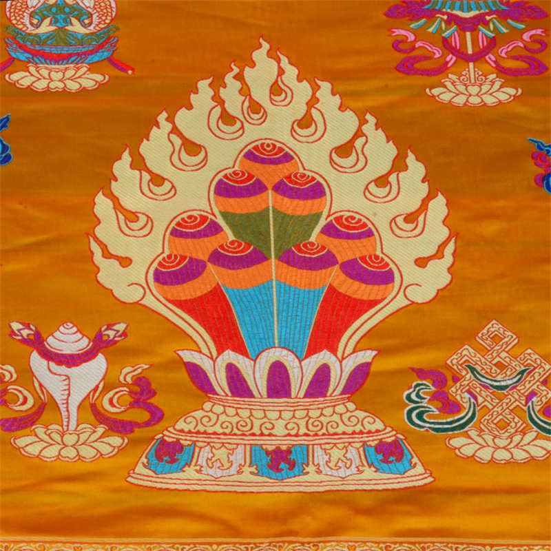 Nimara Ritual Prayer Altar Mat Healing Meditation 8 Auspicious Symbols Mat