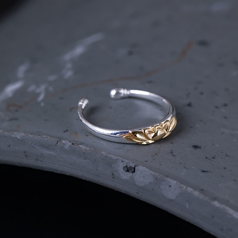Nimara Ritual 925 Sterling Silver Lotus Flower New Beginning Ring