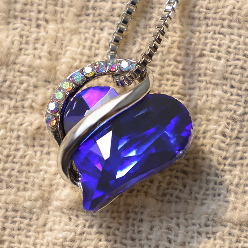 Nimara Ritual Love Heart Birthstone Healing Energy Necklace Pendant