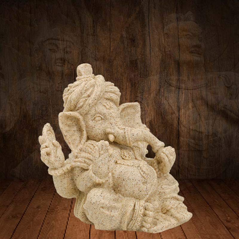 Nimara Ritual Ganesh Ganpati Elephant Statue Blessing Protection Home Decoration