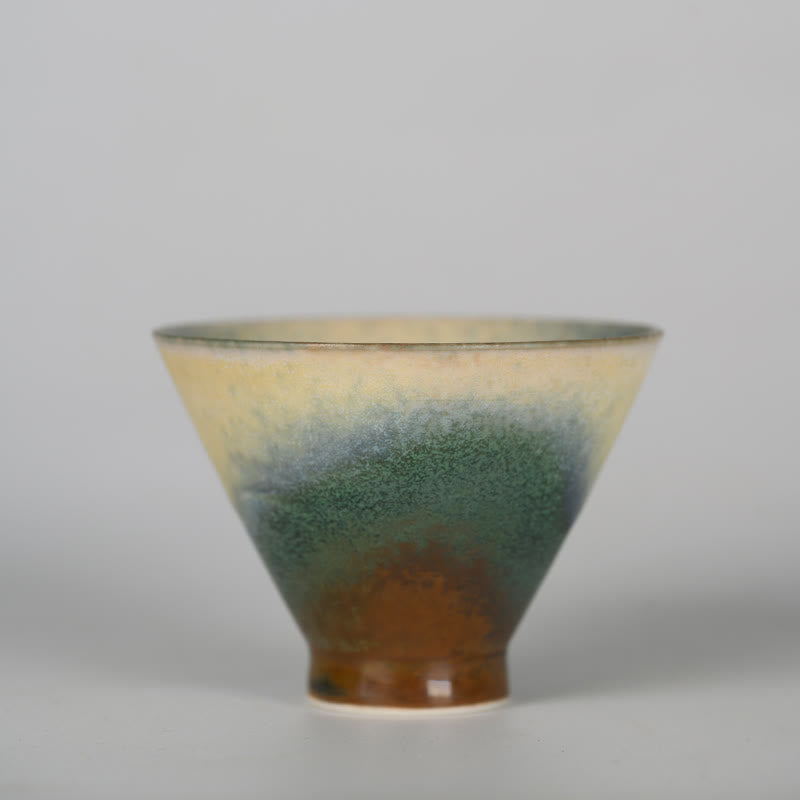 Nimara Ritual Vintage Furnace Transmutation Kiln Porcelain Teacup Kung Fu Tea Cup