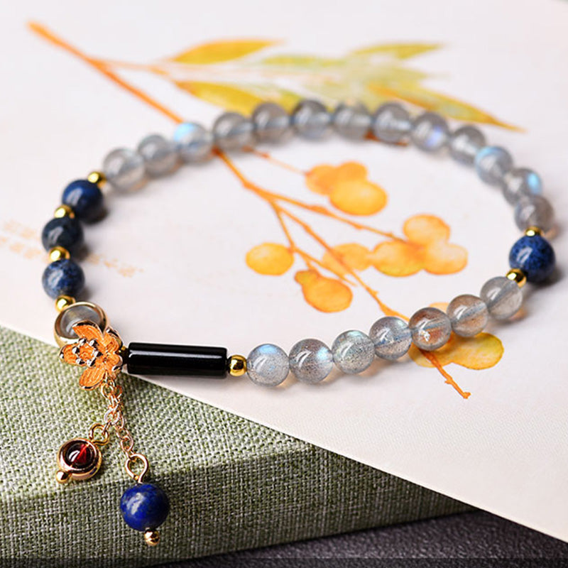 Nimara Ritual Moonstone Lazurite Calm Healing Positive Bracelet