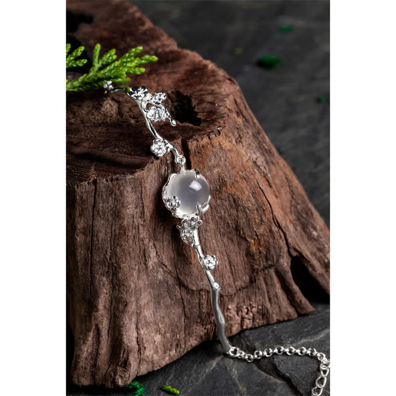 Nimara Ritual Plum Blossom Chalcedony Positive Bracelet