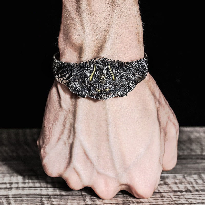 Nimara Ritual Tibetan Garuda Bird Wisdom Protection Bracelet Bangle