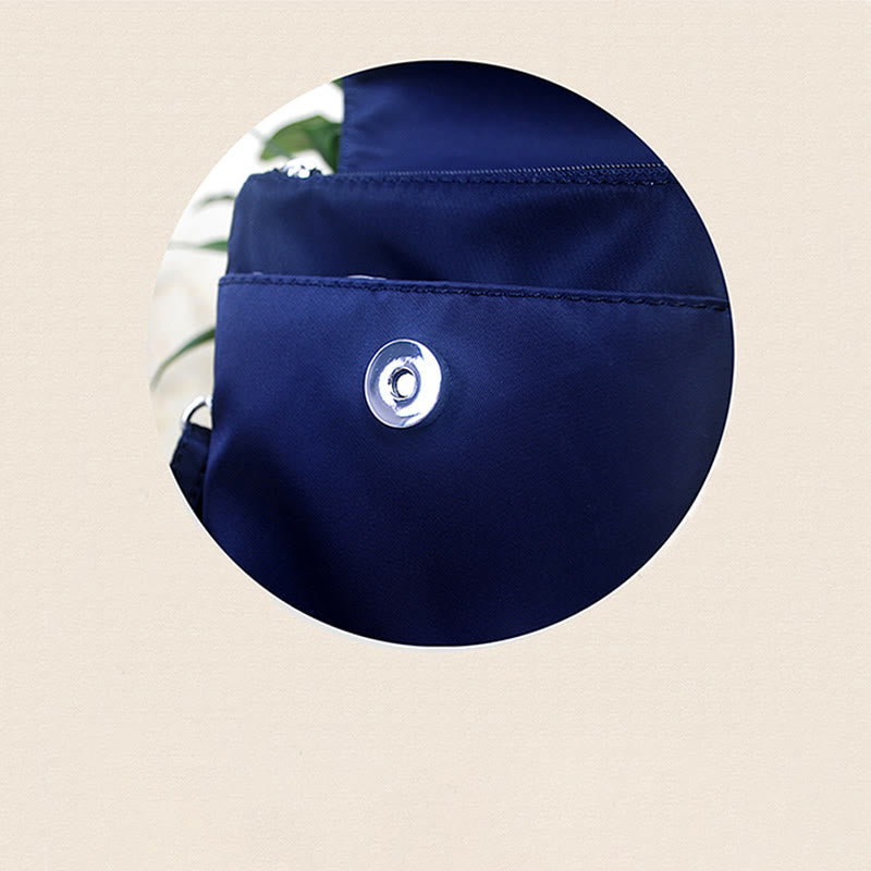 Nimara Ritual Waterproof Handmade Embroidered Lotus Flowers Crossbody Bag Shoulder Bag Cellphone Bag