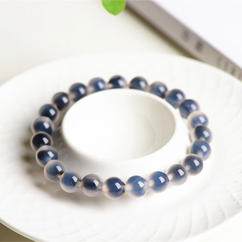 Nimara Ritual Natural Colorful Candy Agate Harmony Strength Bead Bracelet