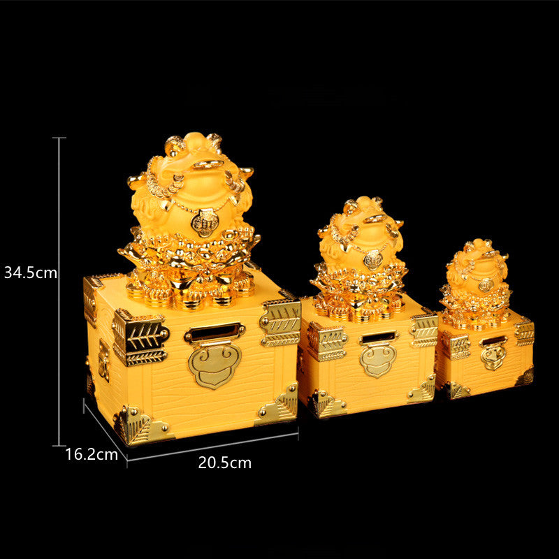 Nimara Ritual Feng Shui Money Frog Statue Luck Wealth Decoration
