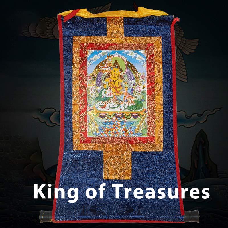 Nimara Ritual Tibetan Framed Thangka Blessing Protection Decoration