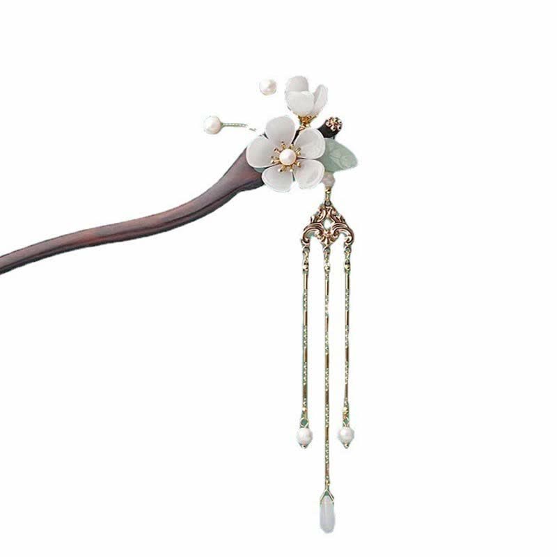 Nimara Ritual Ebony Flower Protection Blessing Hairpin Decorations