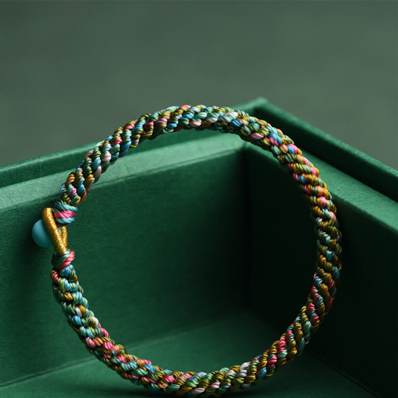 Nimara Ritual Colorful Rope Luck Handcrafted Braided Child Adult Bracelet