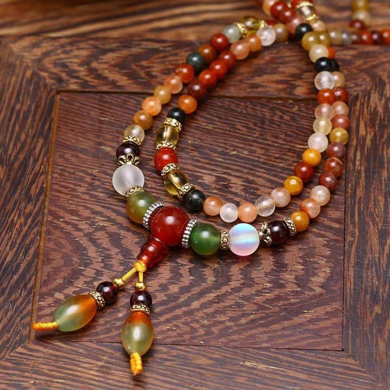 Nimara Ritual The 108 Quartz Healing Mala Bracelet