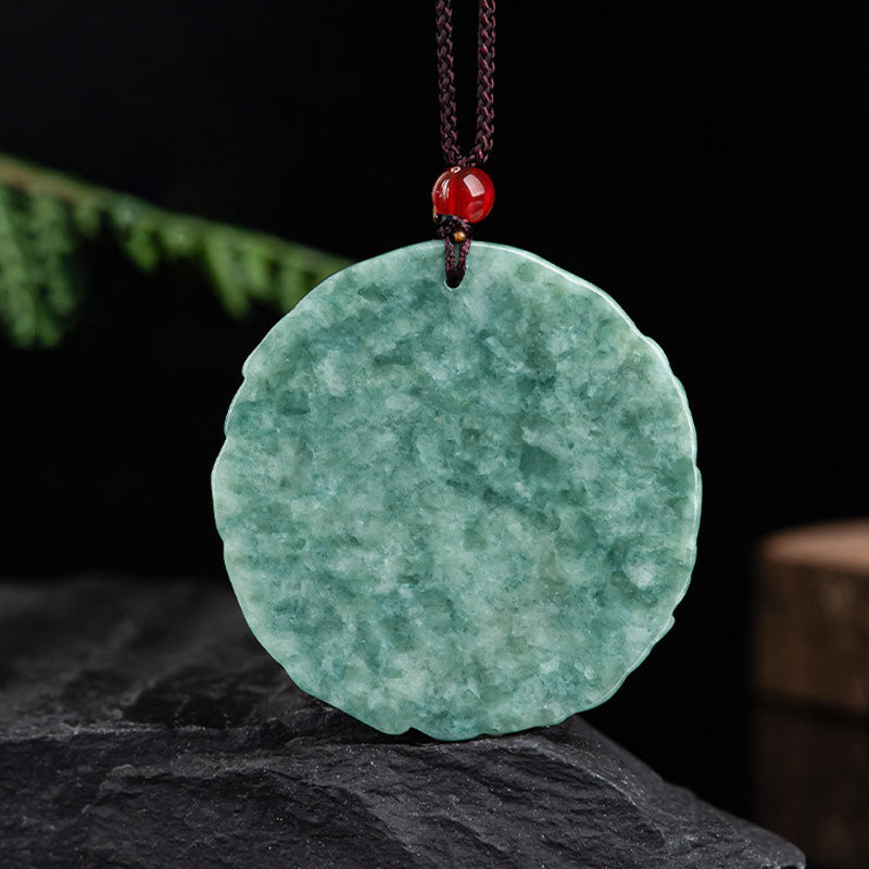 Nimara Ritual Dragon Jade Yin Yang Balance Necklace String Pendant