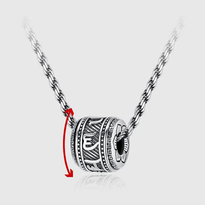 Nimara Ritual Tibet Om Mani Padme Hum Protection Necklace Pendant