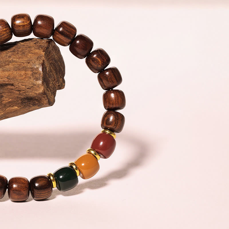 Nimara Ritual Ebony Wood Rosewood Peace Balance Bracelet