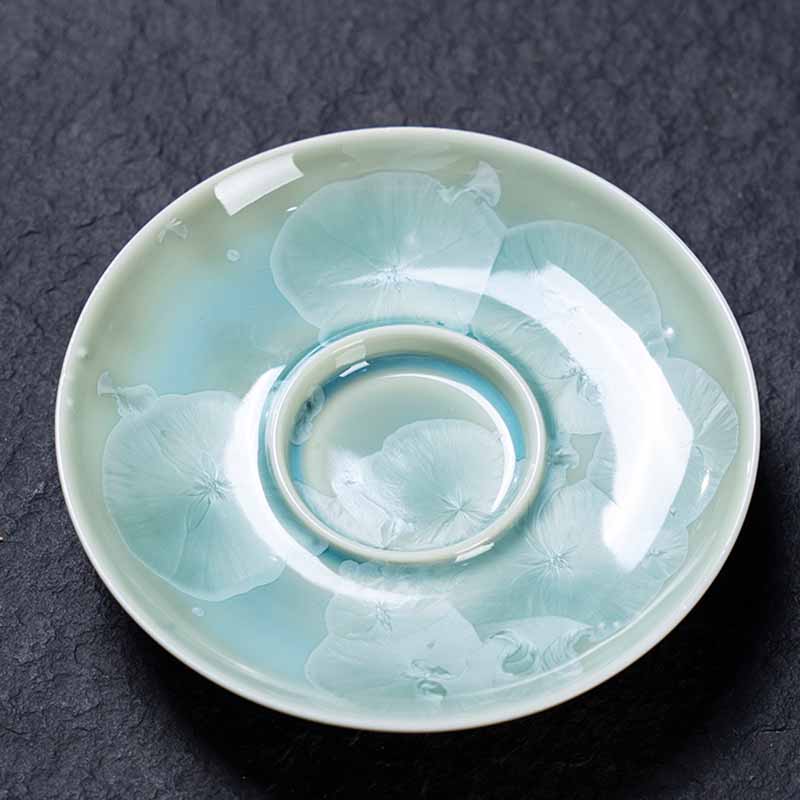 Nimara Ritual Traditional Glaze Ceramic Gaiwan Sancai Teacup Kung Fu Tea Cup And Saucer With Lid 180ml