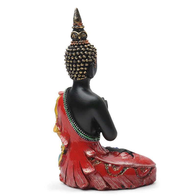Nimara Ritual Thai Buddha Serenity Resin Statue Decoration
