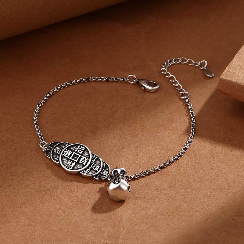 Nimara Ritual Copper Coin Money Bag Wealth Bracelet