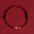 Lucky Koi Fish Success Braided Rope Bracelet