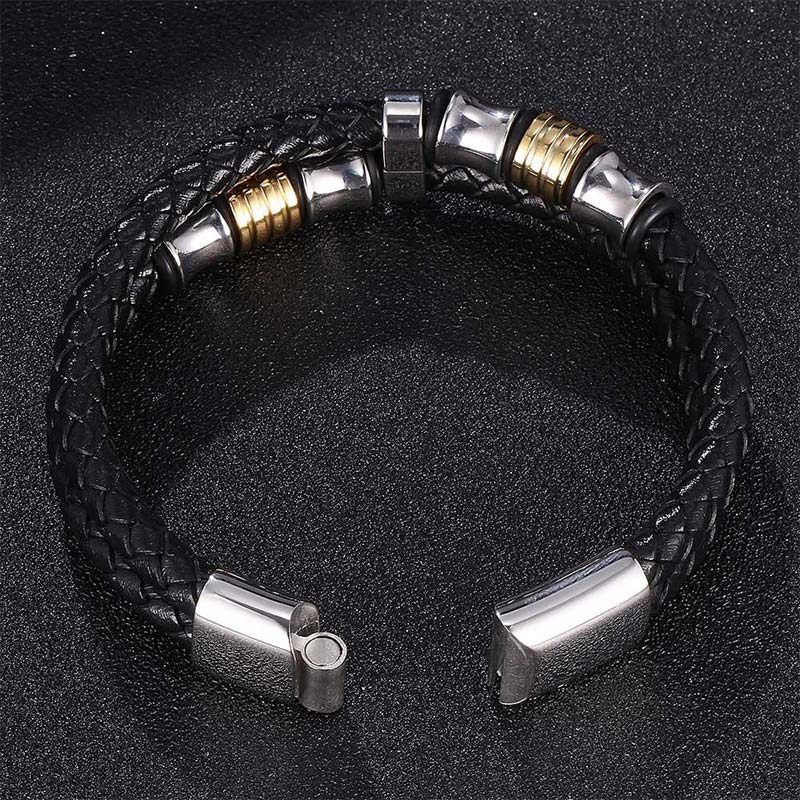Nimara Ritual Layered Leather Weave Fortune Bracelet
