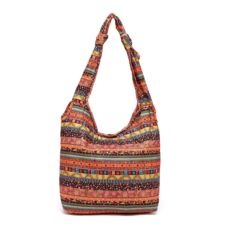 Nimara Ritual Cotton Stripes Crossbody Bag Shoulder Bag