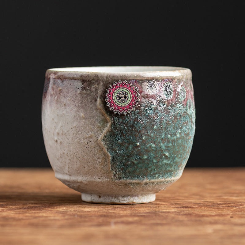 Nimara Ritual Sunflower Kiln Change Ceramic Coffee Mug Tea Latte Espresso Coffee Cup 250ml
