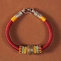 Nimara Ritual Handmade Tibetan Amulet King Kong Knot Luck Protection Braided Bracelet