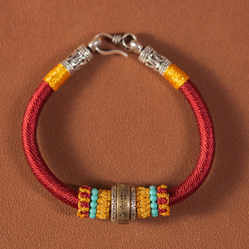 Nimara Ritual Handmade Tibetan Amulet King Kong Knot Luck Protection Braided Bracelet