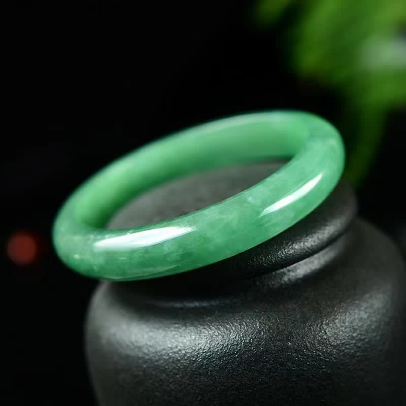 Nimara Ritual Quartzite Jade Healing Abundance Protection Bracelet Bangle