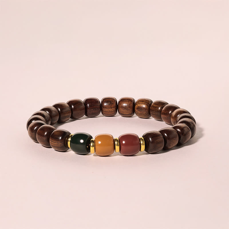 Nimara Ritual Ebony Wood Rosewood Peace Balance Bracelet