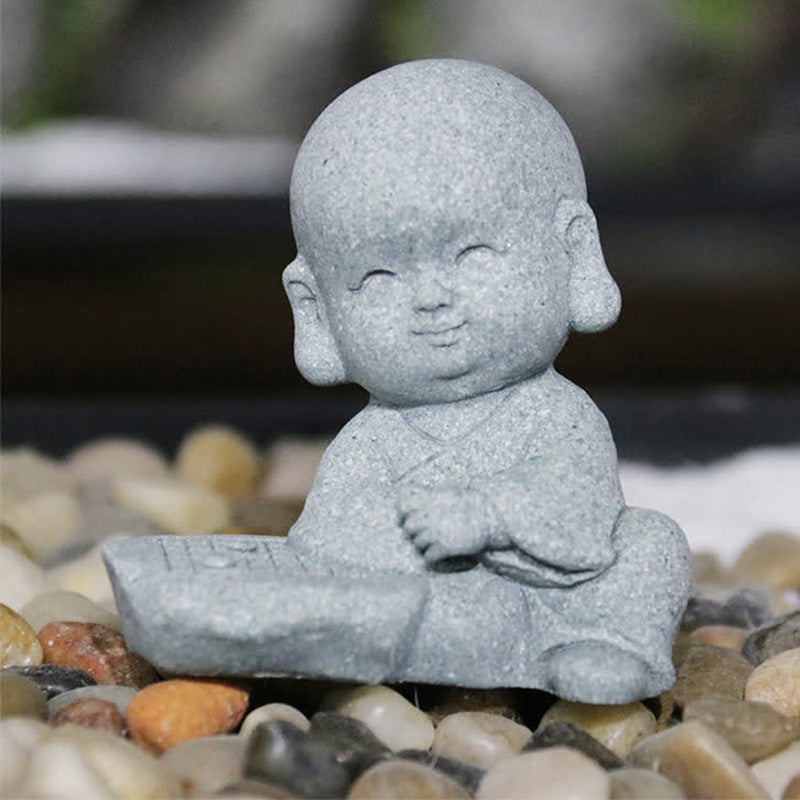 Nimara Ritual Meditation Prayer Monk Buddha Statue Serenity Home Decoration