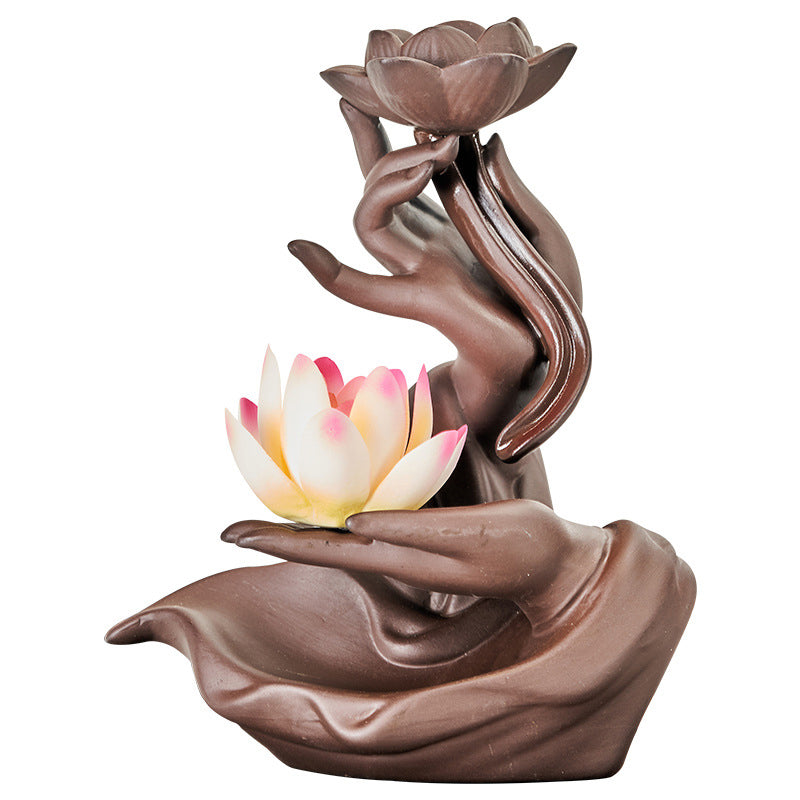Nimara Ritual Lotus Bergamot Healing Incense Burner