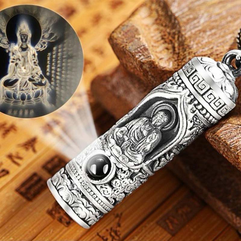 Nimara Ritual Chinese Zodiac Natal Buddha Projection Prosperity Necklace Pendant