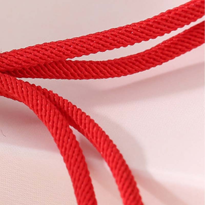 Nimara Ritual 925 Sterling Silver Red String Layered Braid Bracelet