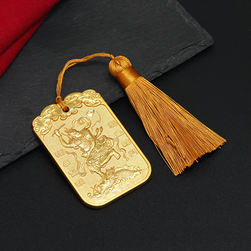 Nimara Ritual Feng Shui Auspicious Star Wenchang Pen Pagoda Koi Fish Car Hanging Decoration