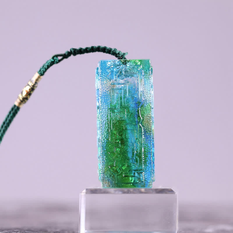 Nimara Ritual Feng Shui Handmade Liuli Crystal Art Piece Home Office Decoration