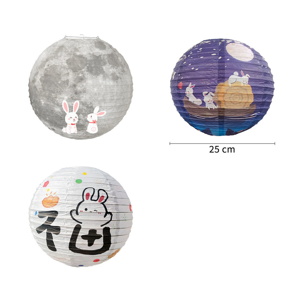 Nimara Ritual DIY Rabbit Paper Lantern Lamp Mid-Autumn Festival Lantern Decoration