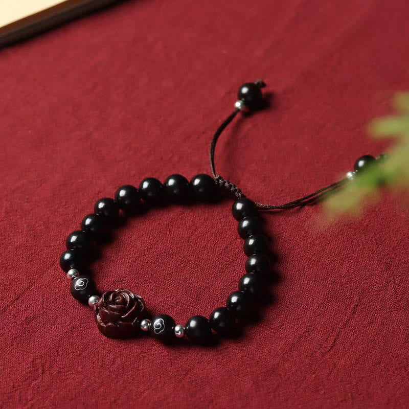 Nimara Ritual Small Leaf Red Sandalwood Sooth Bracelet